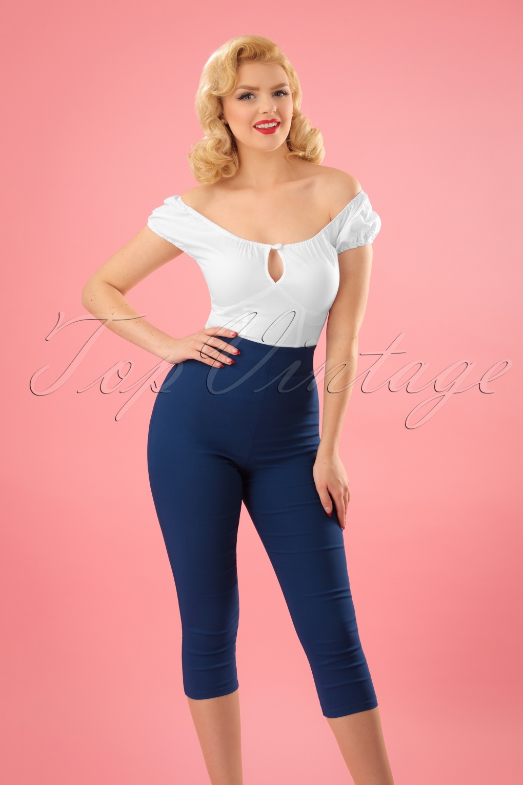 Vintage High Waisted Trousers Sailor Pants Jeans