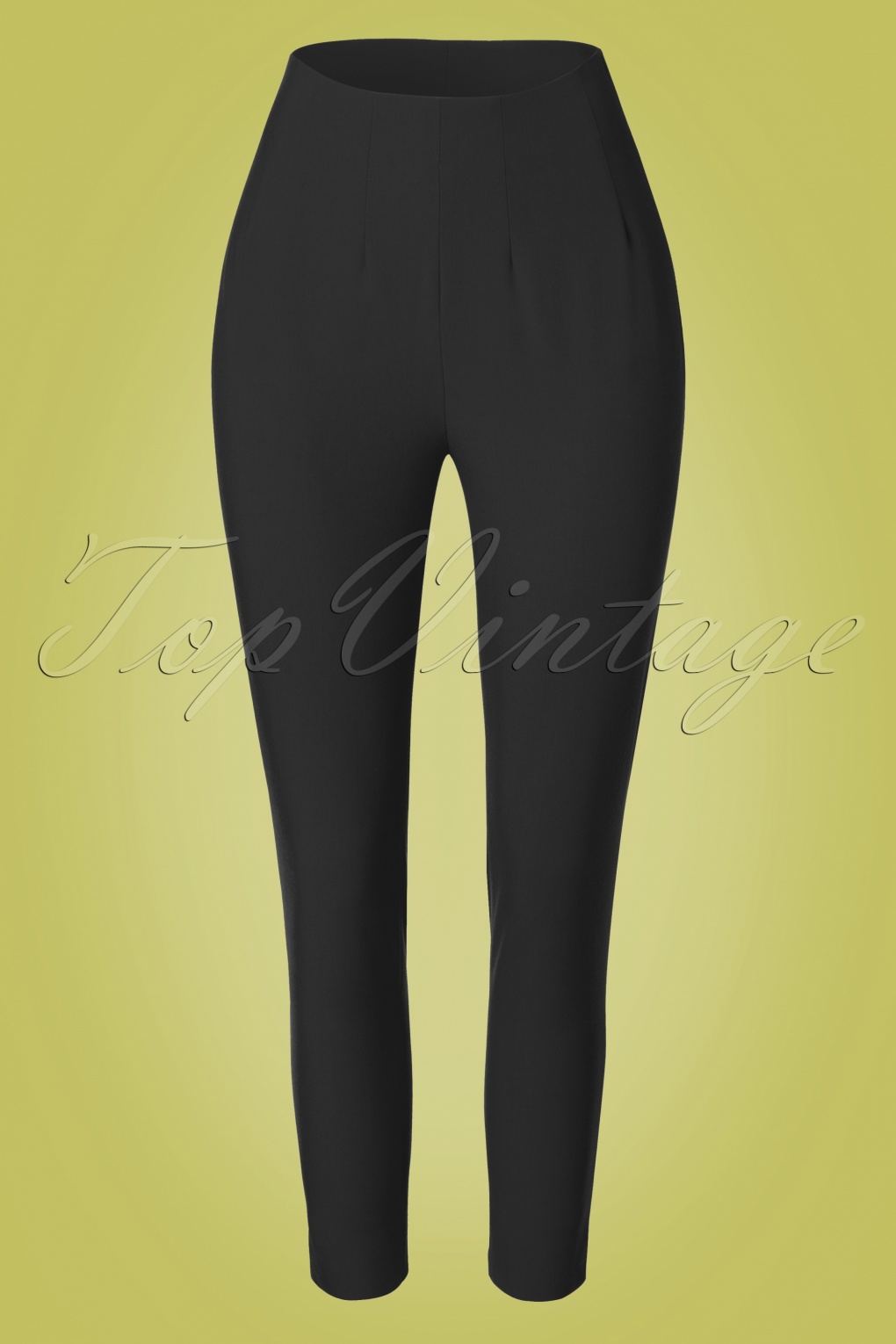 Glamour Bunny Business Babe S Donna Capri Trousers In Black