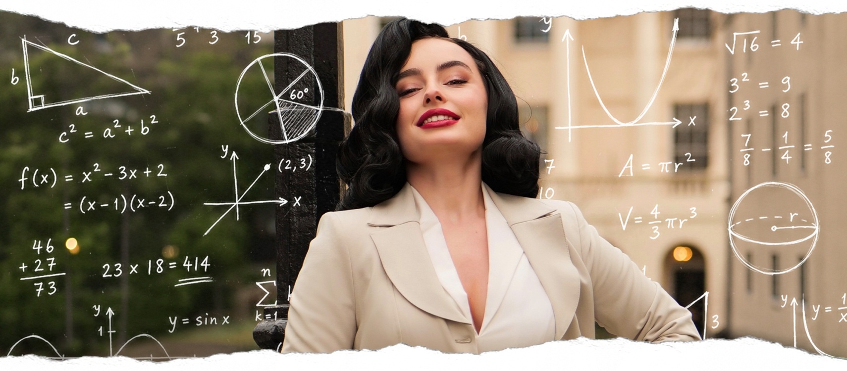 Fashion Girl Math voor retro kleding