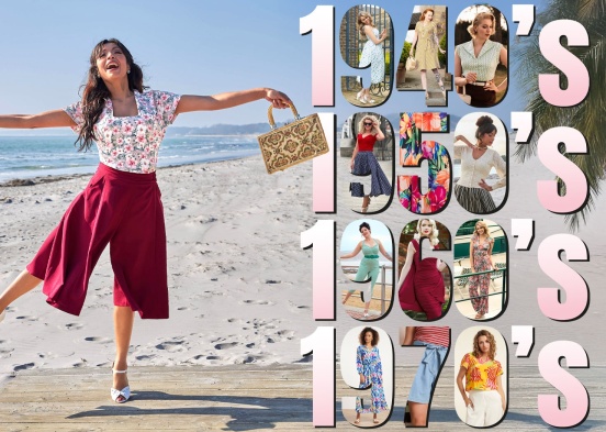 Urlaubsmodus im Retro-Stil: Die ikonischsten Sommeroutfits aus vier Modejahrzehnten