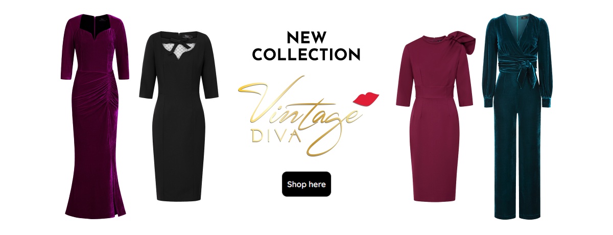 Merk banner Desk Vintage Diva