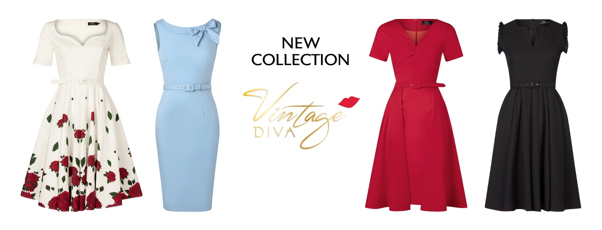 Merk banner Desk Vintage Diva