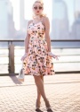 Lindy Bop Pink Miami Marlene Dress Juli  Rachelann