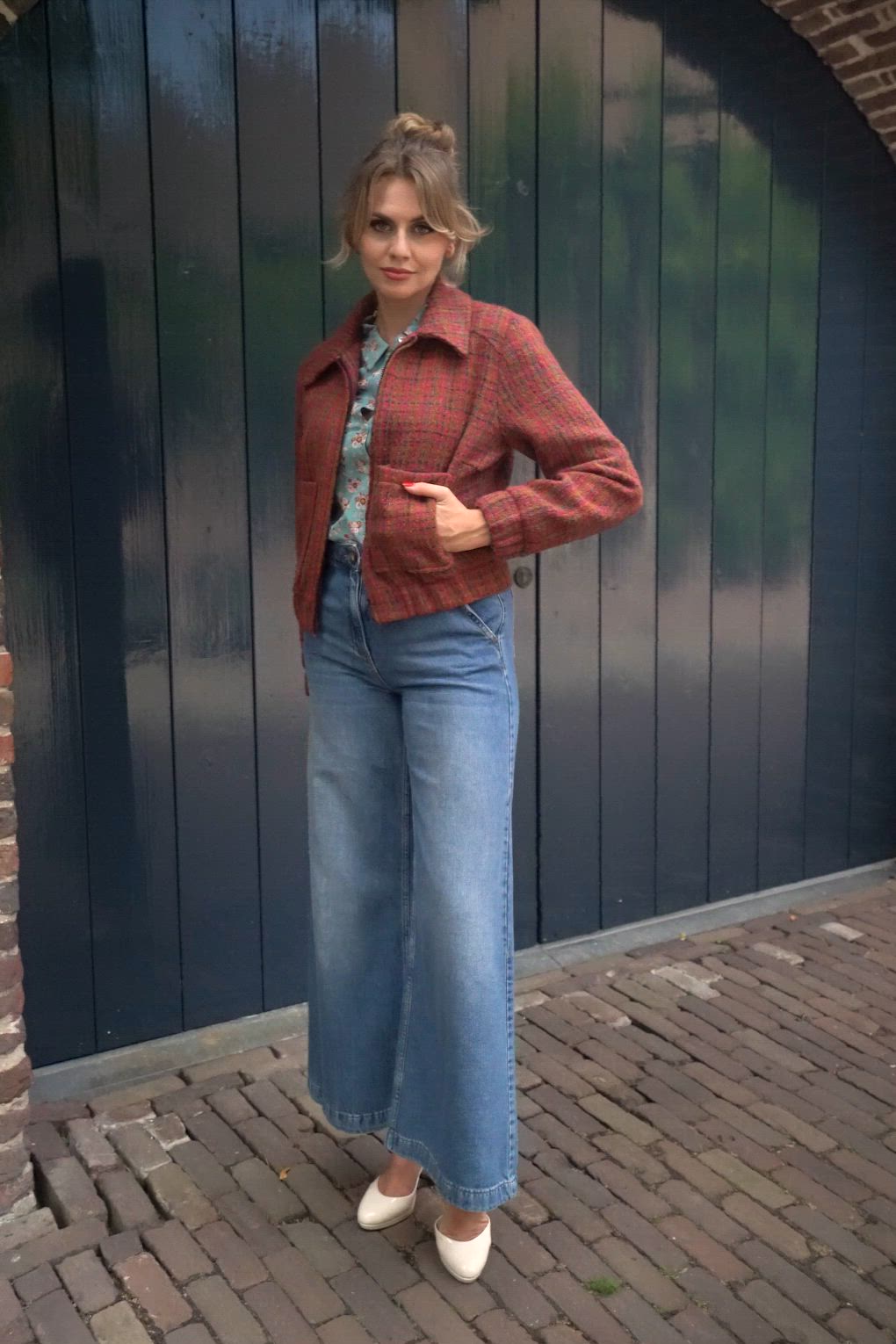 King Louie - Isla Pisaro jasje in wild fuchsia 3