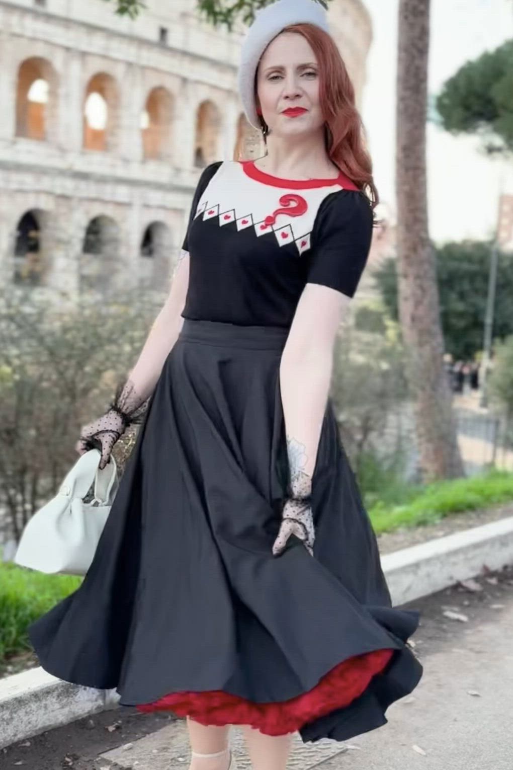 Banned Retro - Winona Hearts trui in zwart 3