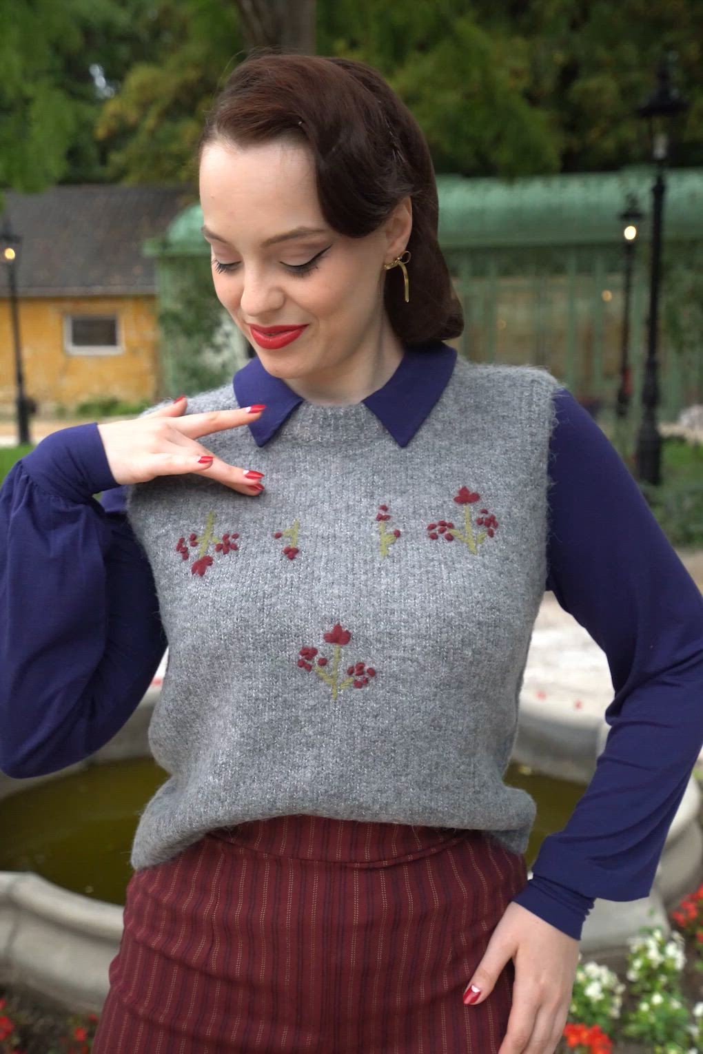 Wild Pony - Kendice Knitted Spencer in Grey 3