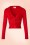 50s Lets Go Dancing Cardigan in Lipstick Red