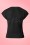 Collectif Clothing - 50s Pia Square Neck Knitted Top in Black 4