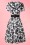 Bunny 50s Black and White Roses Swing Dress 102 59 14646 20150319 0007W
