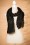 Amici - Rhinna kanten sjaal in zwart 2