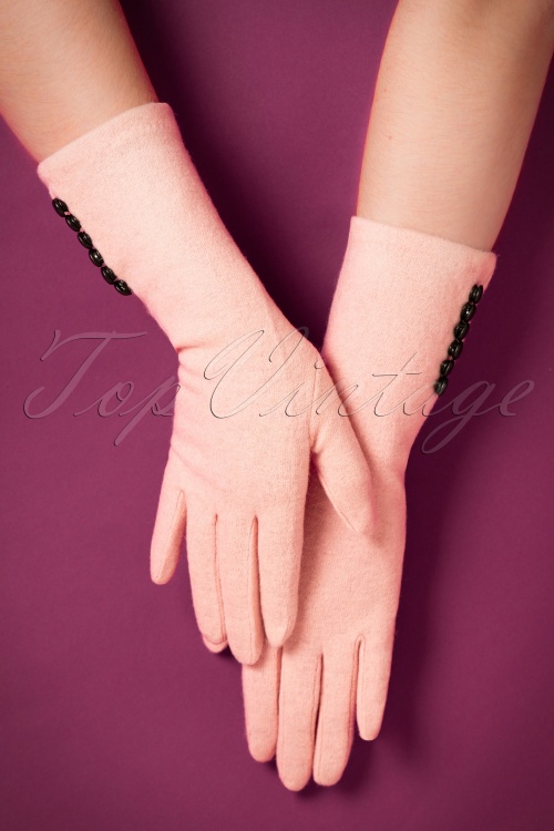 Powder Wool Arrabella Pale Pink Gloves 250 22 20539 11142016 005W