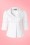 Collectif Clothing Mona Plain White Shirt 16192 20150624 0009W