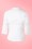 Collectif Clothing Mona Plain White Shirt 16192 20150624 0005W