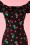 Collectif Clothing Dolores Cherry Pencil Dress Black 100 14 16094 20160217 0005C