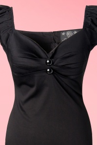 Collectif Clothing - 50s Dolores dress black retro 4