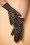 50s Lady Mary Pin Dots Lace Gloves in Black
