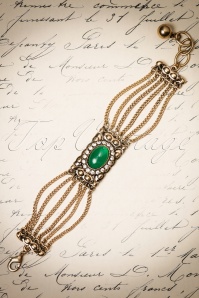  - Laverne Nouveau Bracelet Années 1920 en Doré vieilli 3