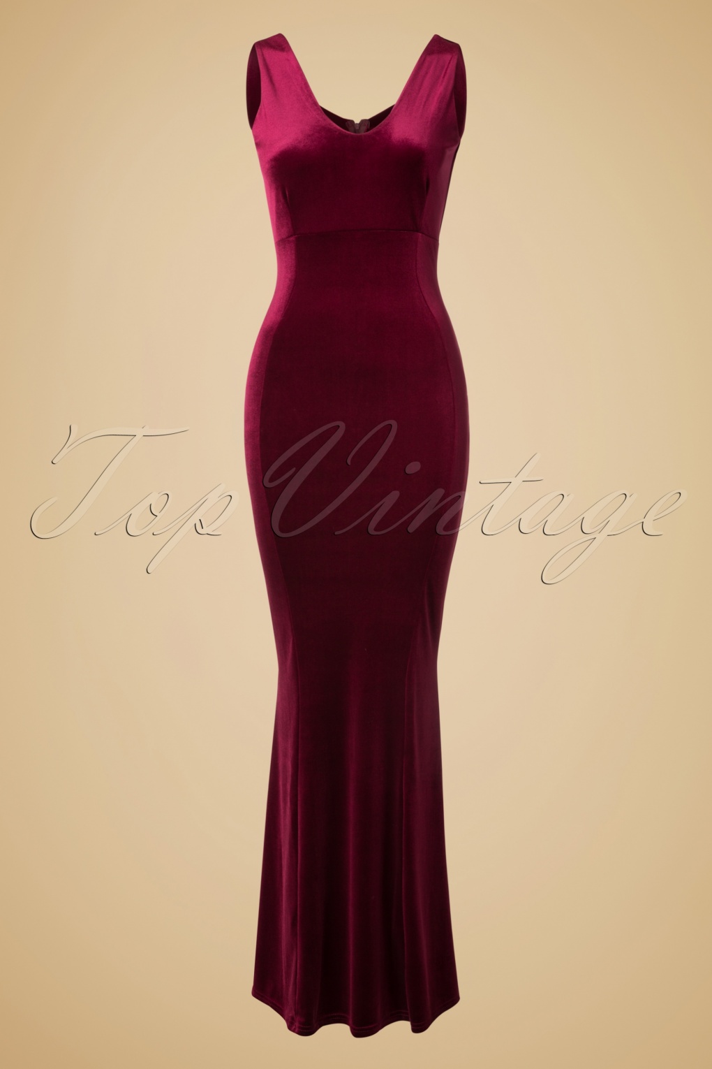 macy's red velvet dress