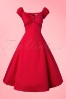 Collectif Clothing  Dolores Doll Dress Red 102 20 12756 20140226 0003W