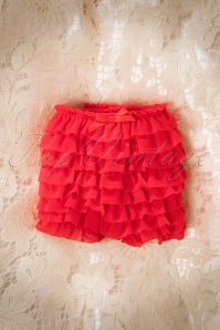 Lovely Legs - Sherry Ruffle Tanga Années 50 en Rouge 5