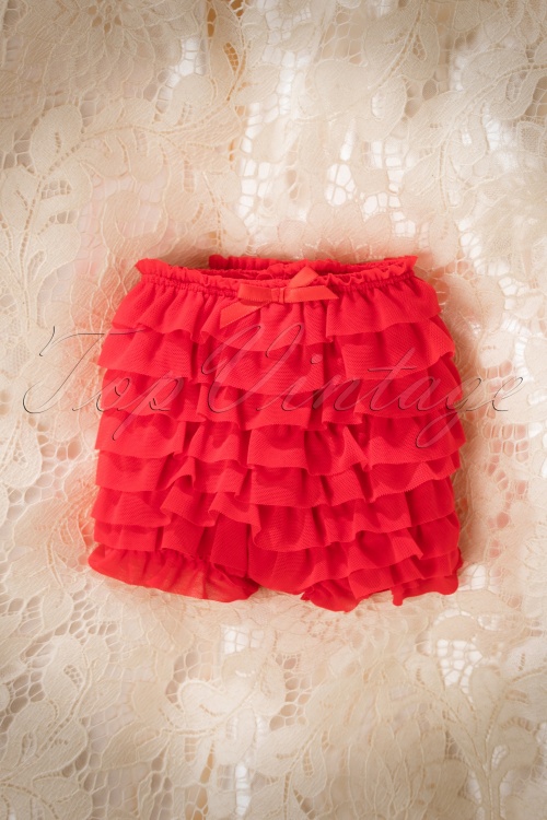 Lovely Legs - Sherry Ruffle Tanga in rood 5