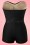 Bettie Page Swimwear - 50s Ruched Swimsuit Black 9