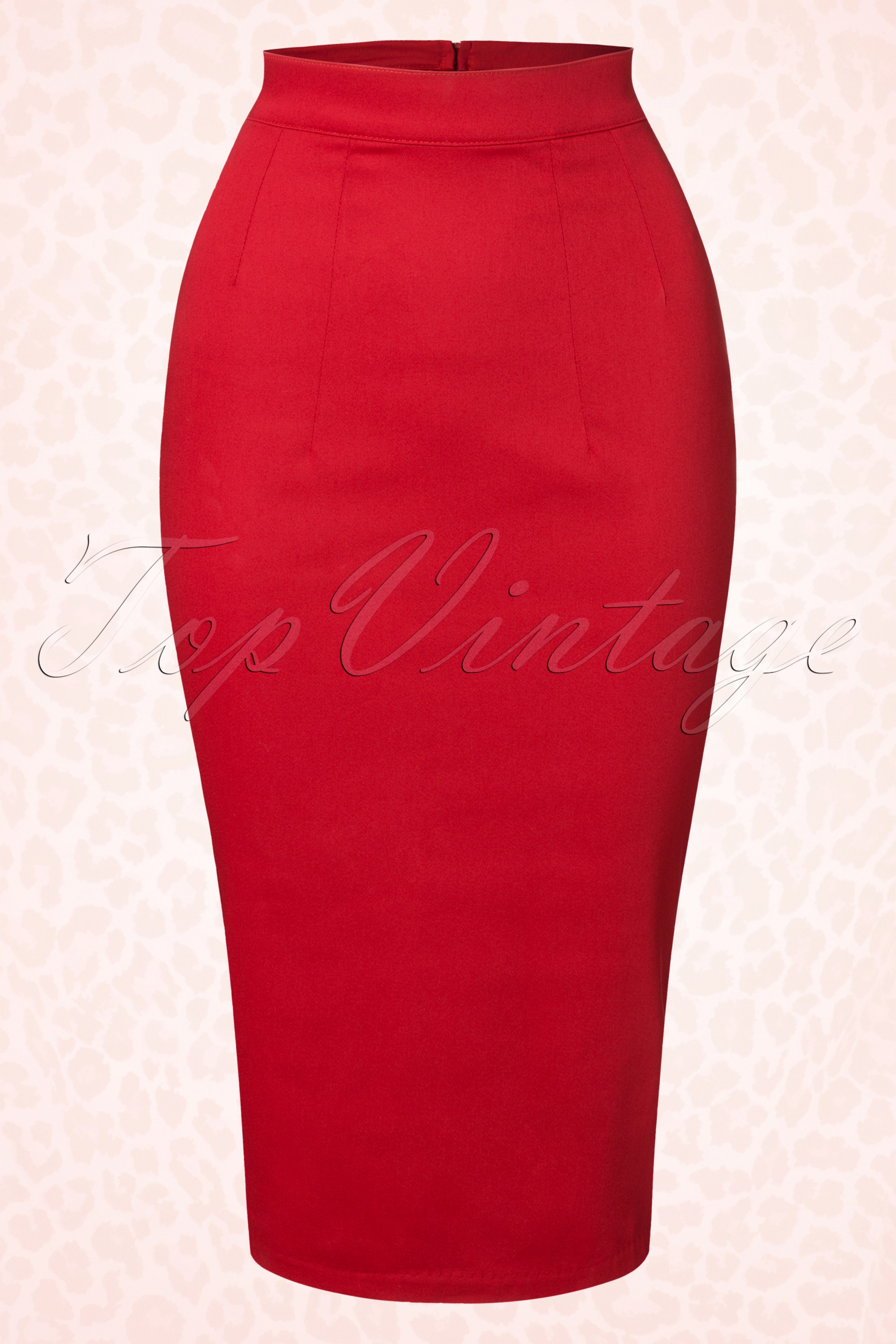Vixen Red Pencil Skirt Size XS Pinky Spider Web Vixen Pencil Skirt