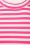 Vixen by Micheline Pitt - Exclusief voor TopVintage ~ Bad Girl Crop Top in roze en witte strepen 3