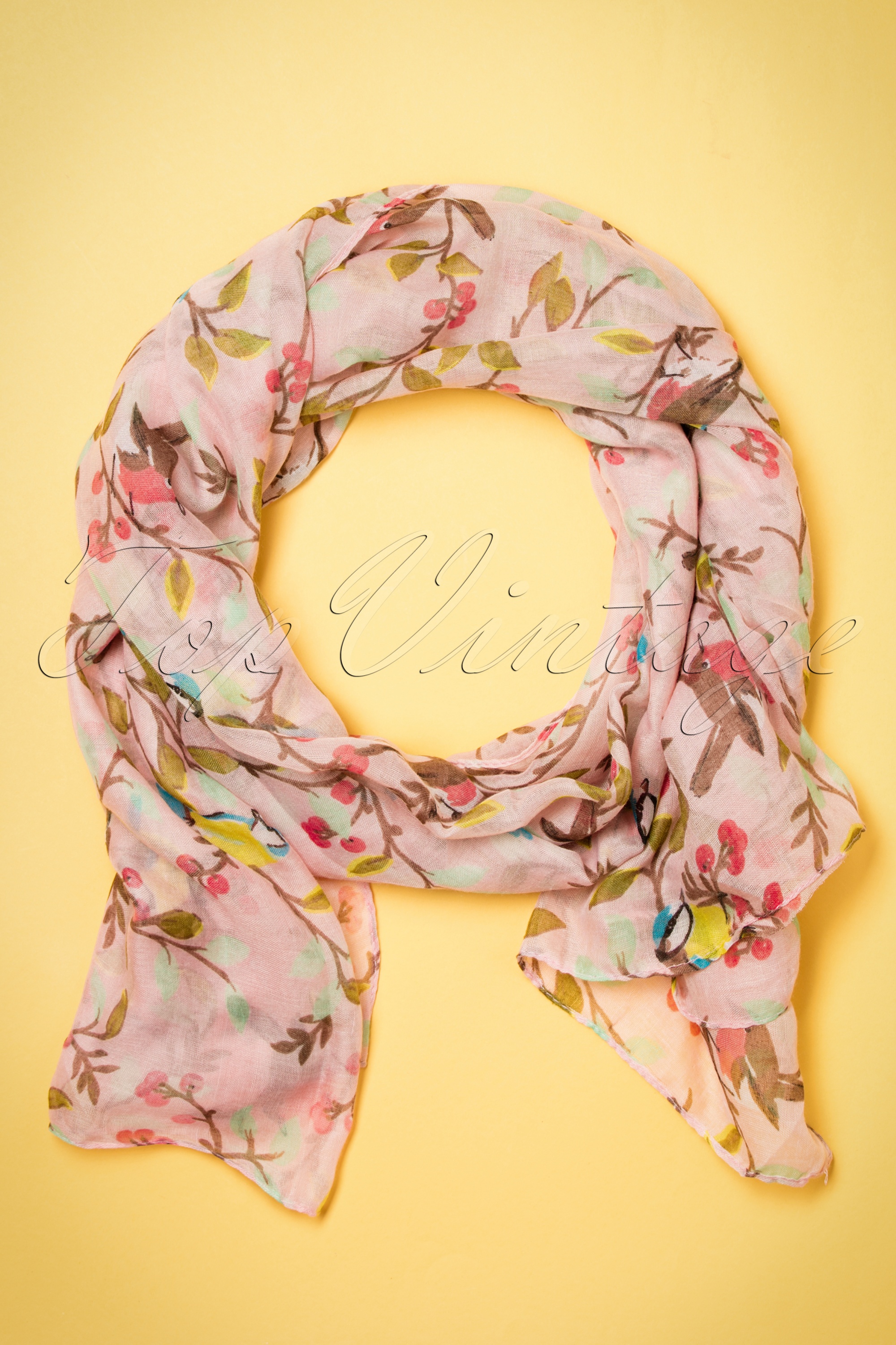 Kaytie - De lente hangt in de lucht sjaal in roze