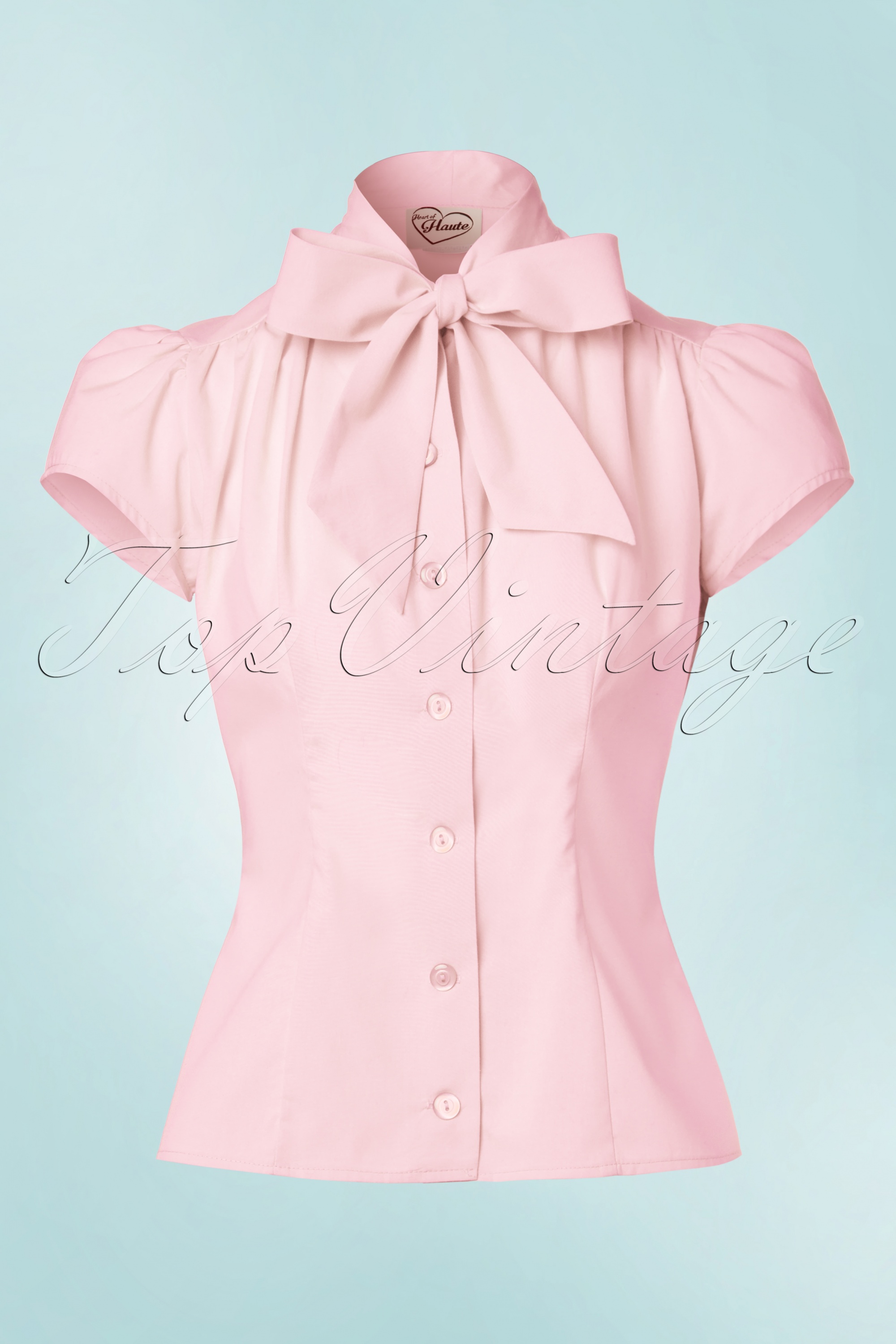 Heart of Haute - Estelle blouse in babyroze 2