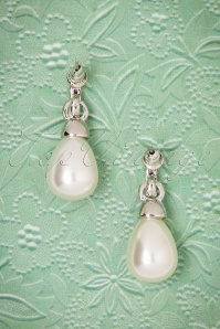 Darling Divine - Trixie Shiny Pearl Ohrringe in Silber 3