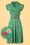 40s Emmy Fleurette Dress in Opal Green