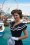 Tatyana - 50s Captain Flare Dress in Navy 4