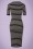 Sugarhill Brighton - 50s Octavia Bodycon Dress in Black and Cream Stripes 5