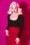 Vixen by Micheline Pitt - 50s Trouble Maker Top in Black 3