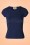 Collectif Clothing Alice Top Blue 111 20 14390 01w