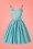 Collectif Clothing - Jade Swing Dress Années 50 en Bleu Clair 7