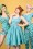 Collectif Clothing - Jade Swing Dress Années 50 en Bleu Clair 13