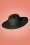 Amici - 50s Georga Floppy Hat in Black 2