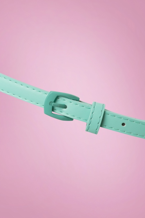 Collectif Clothing - 50s Tabitha Belt in Mint 2