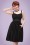 Collectif Clothing Jade Plain Swing Dress in Black 20836 20161128 0007