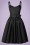 Collectif Clothing Jade Plain Swing Dress in Black 20836 20161128 0005w