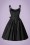 Collectif Clothing Jade Plain Swing Dress in Black 20836 20161128 0003w