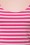 Vixen by Micheline Pitt - Trouble Maker Top in rosa und weißen Streifen 3