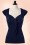 Steady Clothing Solid Sweatheart Top in Navy 110 31 20876 20170131 0003wdoll