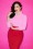 Vixen by Micheline Pitt - 50s Vixen Top in Baby Pink 3