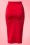 Vintage Chic Red Scuba Pencil Skirt 120 20 14917 20150215 0006W