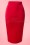 Vintage Chic Red Scuba Pencil Skirt 120 20 14917 20150215 0003W