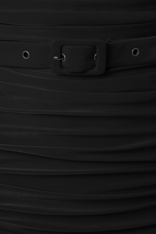 Zoe Vine - TopVintage exclusive ~ 50s Billie Pencil Dress in Black 6
