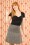 Collectif Clothing - 50s Kiana Hummingbird Eden Pencil Dress in Teal